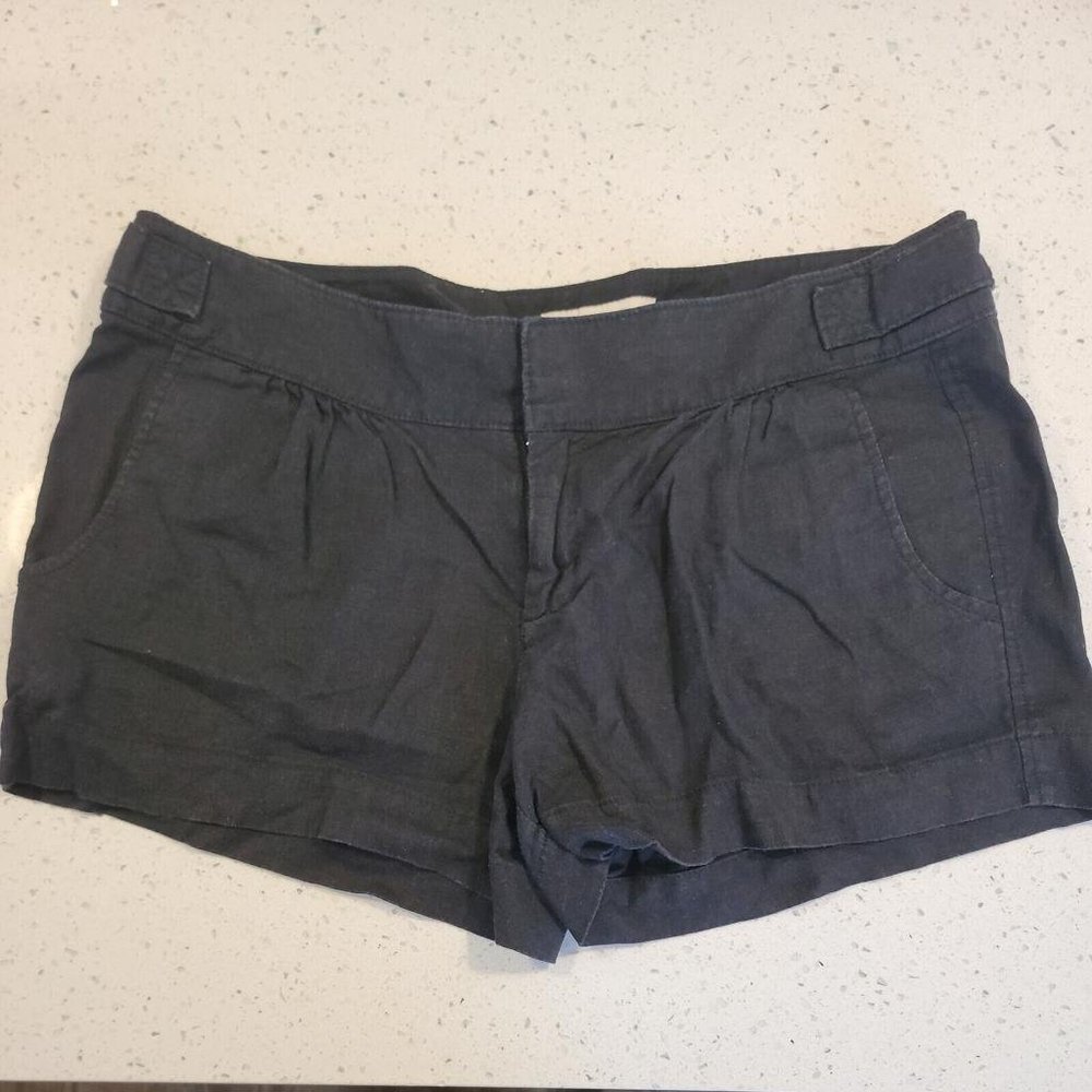 Old Navy Linen Shorts Size 10 Black